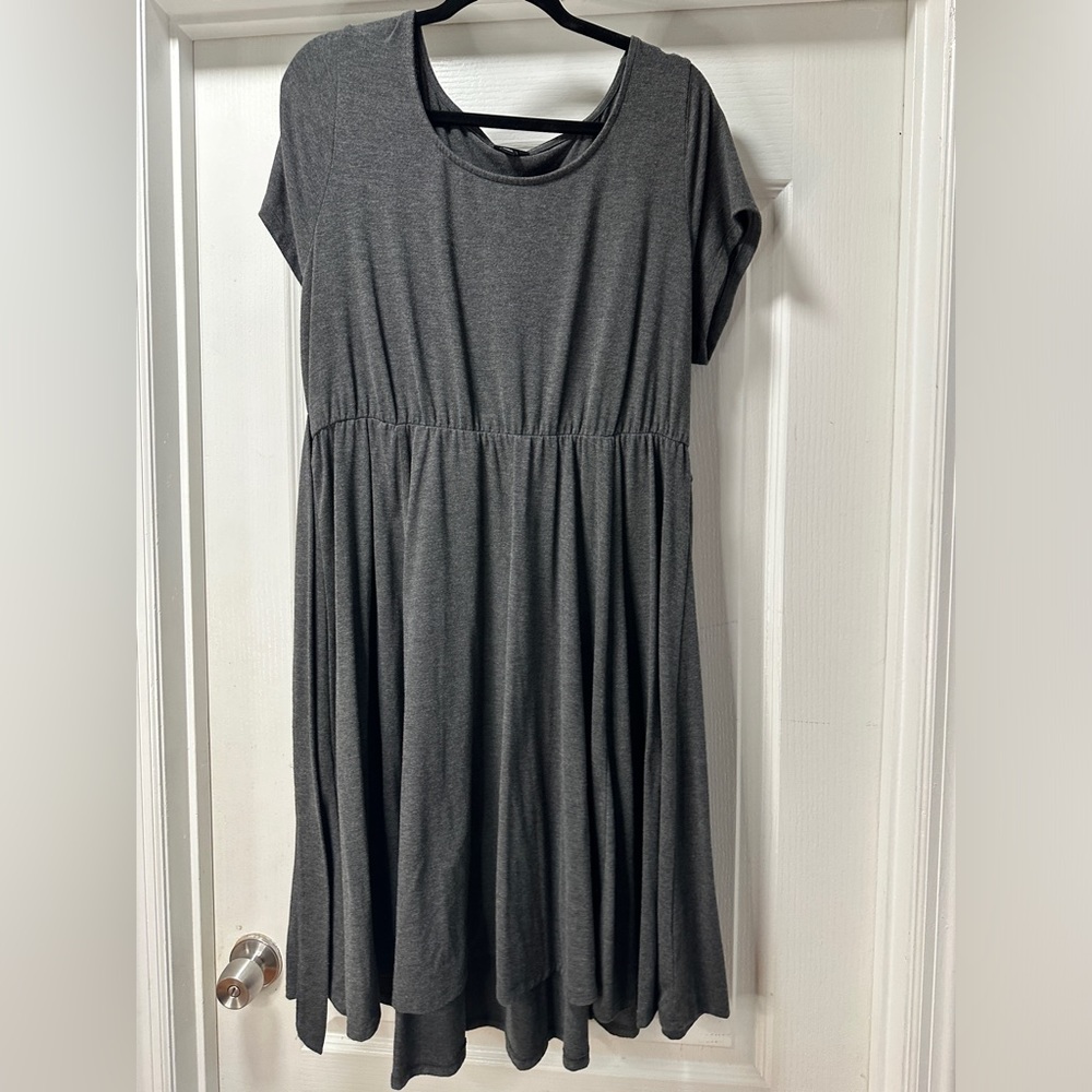 Elegant Gray Women's Dress